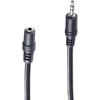 Cable de audio shiverpeaks BASIC-S, conector jack de 3,5 mm, SHIVERPEAKS SHVP BS30805-1.5 - Cable de trinquete, prolongación de 3,5 mm,