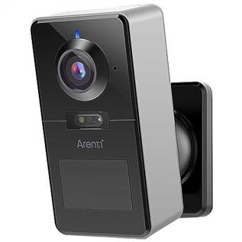 Cámara de vigilancia IP Arenti POWER1 WiFi 2K 5G, exterior, visión nocturna, compatible con Alexa y Google Assistant