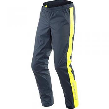 Pantalón de lluvia Dainese STORM 2 UNISEX - Características: impermeable, transpirable, ajuste cómodo, reflectante, material ligero, color azul y amarillo, talla XL