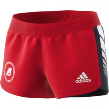 adidas GRPH Wvn Short Pantalón Corto, Mujer, Escarl, XL