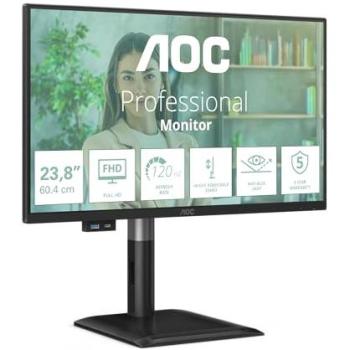 Monitor AOC 24P4CV 23.8 IPS Full HD 1920x1080 120Hz USB-C Altura Ajustable