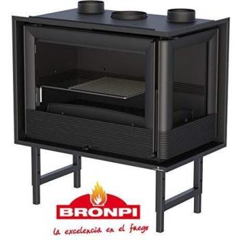 ESTUFA DE LEÑA INSERTABLE BRONPI MODELO PARIS-70 E D