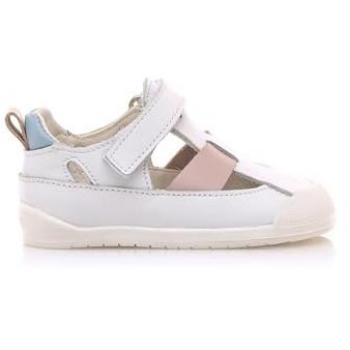 Sandalias de Bebés Mustang FREE en Piel con Cierre Adherente - Color Blanco