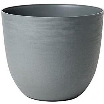 Teraplast Maceta redonda RE-Pot Over Ø38 H32 con reserva de agua, gris