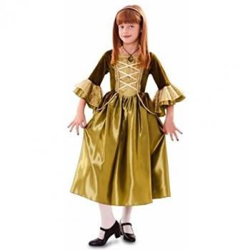 Fyasa 706543t01princesa disfraz verde tamano mediano