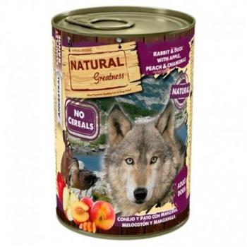 Natural Greatness Pato y Conejo con Manzana 400 gr