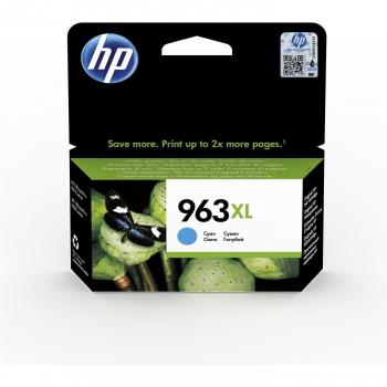 HP 963XL Cyan Original Ink Cartridge (3JA27AE) High Yield for OfficeJet Pro 9010/9020/9022/9023/9025 Series, 1600 Pages