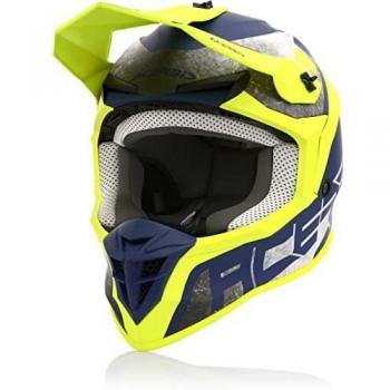 ACERBIS 0024473.274.064 Linear-Casco de Motocross, Unisex-Adult, Multicolor, Talla Unica
