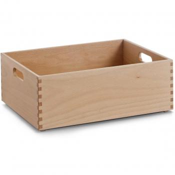 Zeller 13308 Caja Multiusos, Madera, Marrón, 40x30x15 cm