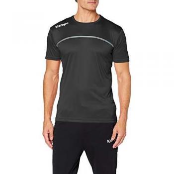 Kempa Emotion 2.0 Poly Shirt Camiseta de Juego, Hombre, Negro/Antracita, 4XL