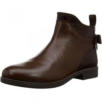 Geox JR Agata B, Botines Niñas, Marrón