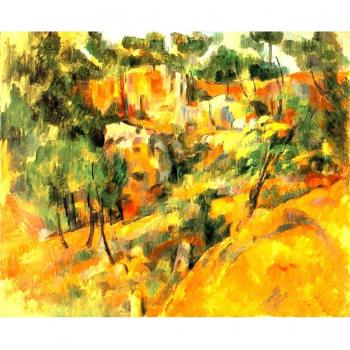 corner-quarry por Paul Cezanne. 100% pintado a mano. Óleo sobre lienzo. Reproducción de alta calidad. Envío gratis