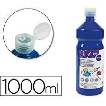 Liderpapel TP33 - Tempera liquida, 1000 ml, color azul marino