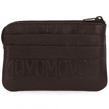 Movom Ribbon Monedero Marrón 11x7x1,5 cms Piel