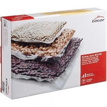 Lacor 69154 - Bolsas al vacío, 24 x 26 cm, 20 unidades