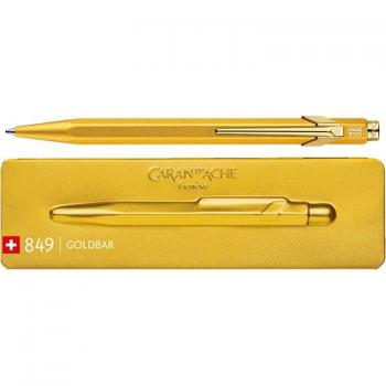 Bolígrafo Caran d'Ache 849 Goldbar Edición 2012 con Estuche Punta Media