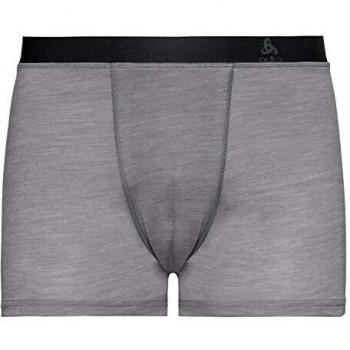 Odlo Men's Natural + Light Sports Underwear Boxer, Grey Melange, L
