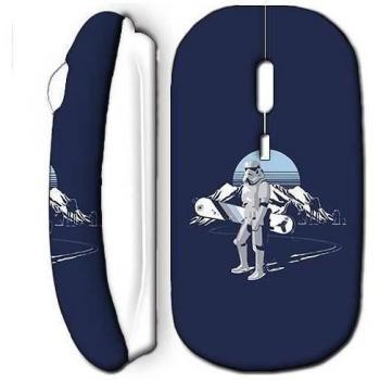 Ratón Inalámbrico Star Wars Snowboard Blanco