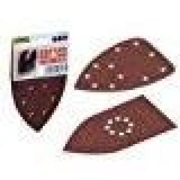 Outifrance - Outifrance - Lot de 5 patins triangulaires auto-agrippants - grain 120 - 150 x 150 x 100 mm