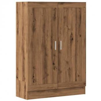 Armario de Madera de Ingeniería Roble Artisan 82,5x30,5x115 cm Marrón Estantería Librería Armario de Almacenamiento