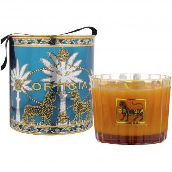 Amber Black 4-Wick Candle 600g