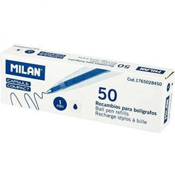 Caja 50 minas de recambio CAPSULE y COMPACT azul