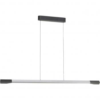 Lámpara Colgante LED Hoop Paul Neuhaus, Aluminio, 128 cm, Dimmable, Función Memory, Comfort Lift