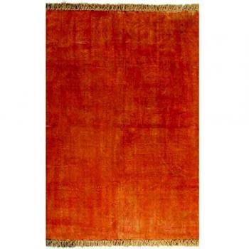 vidaXL Alfombra de Algodón Kilim 200x290cm Rosa Alfombra Decoración Interior