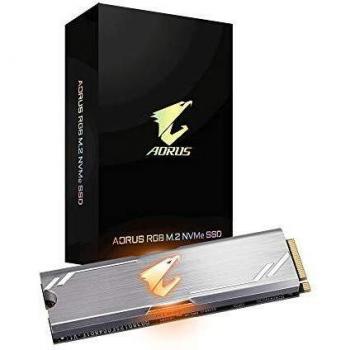 Gigabyte AORUS RGB NVMe 512GB M.2 Solid State Drive, GP-ASM2NE2512GTTDR