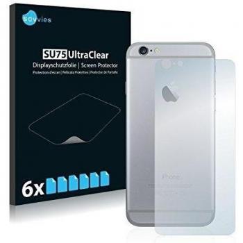 savvies Protector Pantalla Compatible con Apple iPhone 6 Plus / 6S Plus Trasera