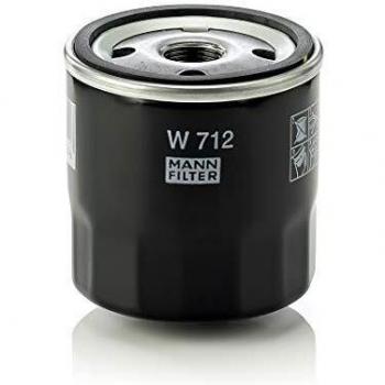 Original MANN-FILTER Filtro de aceite W 712 – Filtro hidráulico y de ventilación – Para automóviles y vehículos de utilidad