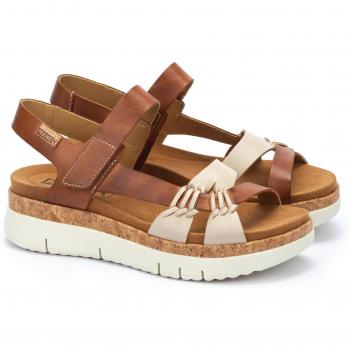 Sandalia De Mujer Pikolinos Palma W4n-0968C1 Marfil