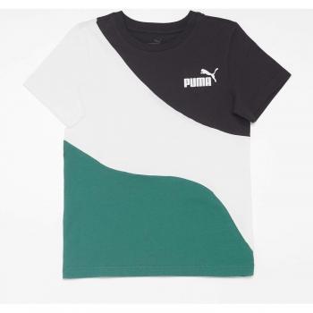 Camiseta Deportiva Puma Power Cat para Niño en Verde Modelo 674231-37