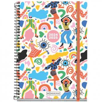 Agenda escolar Plus 2024-2025 Miquelrius MR26692 150x213 S/V PARTY semana vista Castellano e Inglés