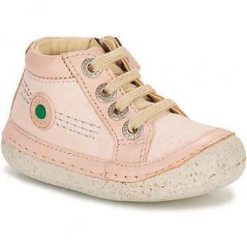 Botines de tela Sonistreet 928061-10-131 KICKERS® para bebé rosa, Patucos de bebé niña Kickers Sonistreet, KICKERS SONISTREET Botas Cortas al Tobillo Unisex niños,