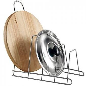 Metaltex Golf - Soporte 4 tapaderas, banderas o tablas, color gris