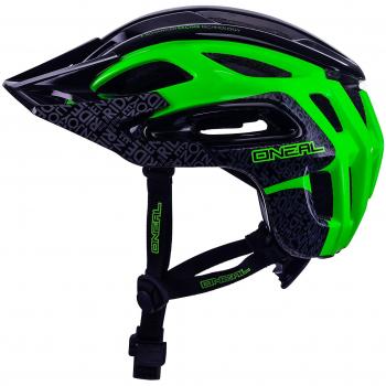 O'Neal Orbiter II Casco de Bicicleta, Negro / Verde, XL/XXL