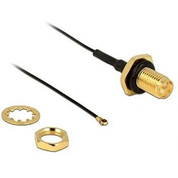 Cable de Antena Coaxial 0,2m RP-SMA Hembra a MHF IV Macho, Protección contra Agua