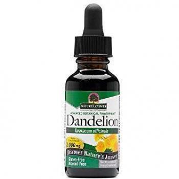 Nature's Answer Dandelion Root Extract, Gluten & Alcohol Free, 30ml