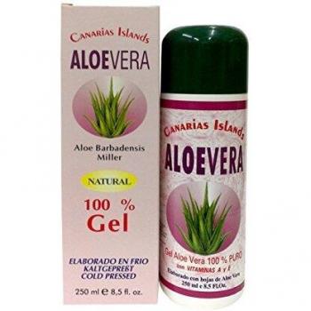 Natura Balear 30130 - Gel aloe vera dermogético 100% puro, caja rosa, 250 ml