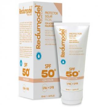 Protector Solar Facial con Color SPF50+ 50ml - Redumodel Sun Care