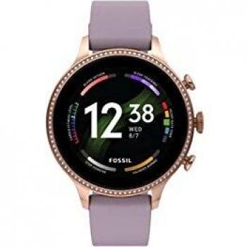 Fossil Connected Smartwatch Gen 6 para mujer con tecnología Wear OS de Google, frecuencia cardíaca