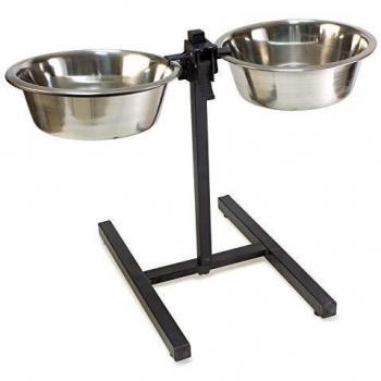 Arquivet Soporte Inoxidable para 2 comederos - Perros - 1,80 L