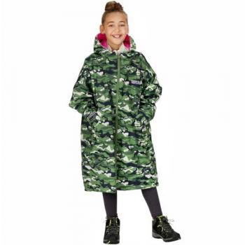 Chaqueta Impermeable para Niños Regatta Verde Camuflaje Talla 9-13 Años