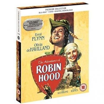 The Adventures Of Robin Hood Blu Ray / DVD / Art Cards