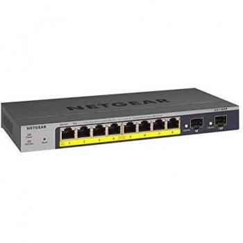NETGEAR GS110TP 8-Port Gigabit PoE Smart Managed Pro Switch with 2 SFP Ports