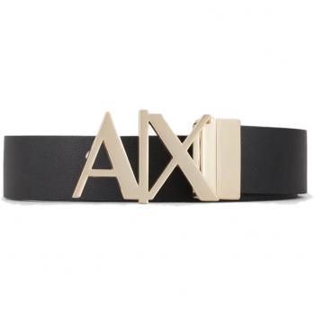 Cinturón Reversible de Piel Negro y Marino para Hombre - Armani Exchange, Talla L