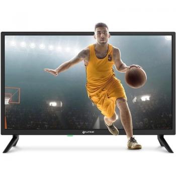 Grunkel LED-24IV2 24 HD Ready LED TV with T2 High Definition Tuner, 12V Input, Low Power Consumption and Auto-Shutdown Feature - Black