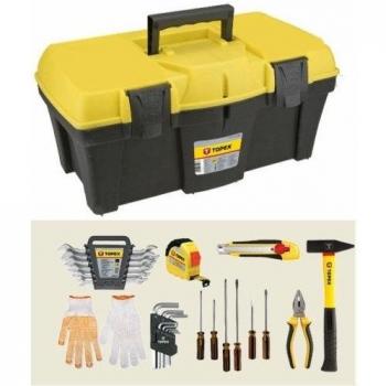 CASSETTA valigetta port Autentico Sili en plastica ATTR ezzi Compl ETA 8 PEZZI 38 x 17 x 17