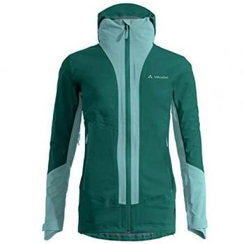VAUDE Women's Croz 3L Jacket III Chaqueta, Mujer, Nickel Green, 40